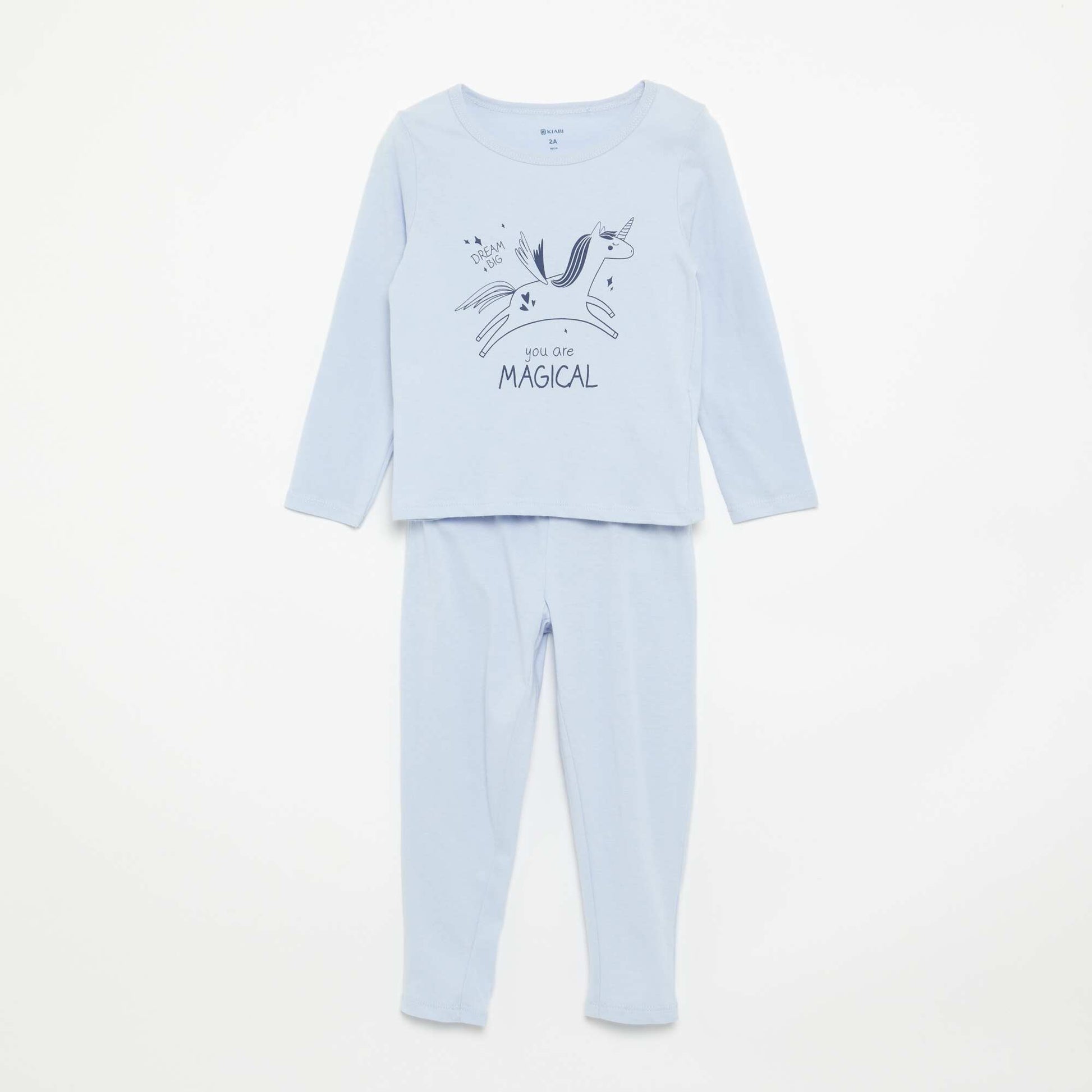 2-piece jersey pyjamas BLUE