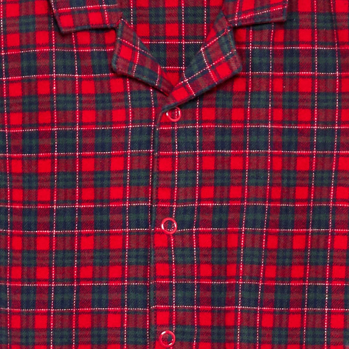 Plaid Sleepsuit RED