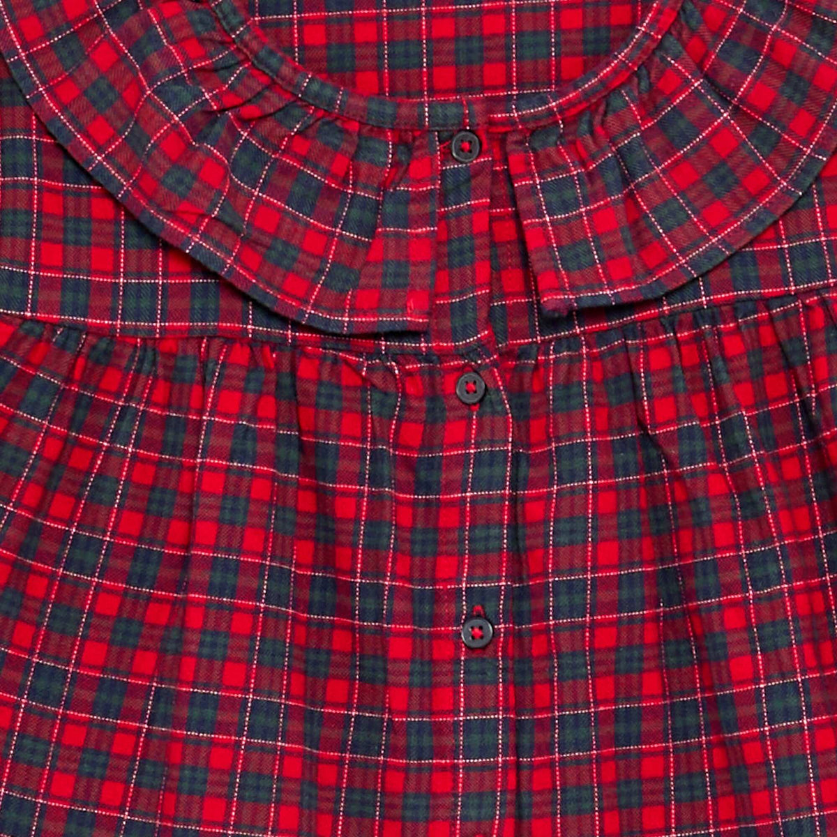2-piece pajama shirt and trousers set RED
