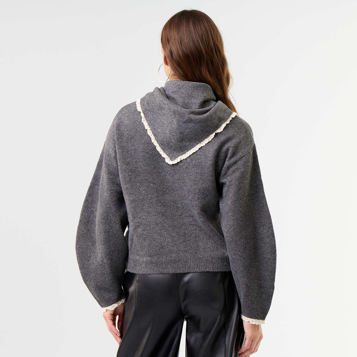 Sweater with matching scarf GREY