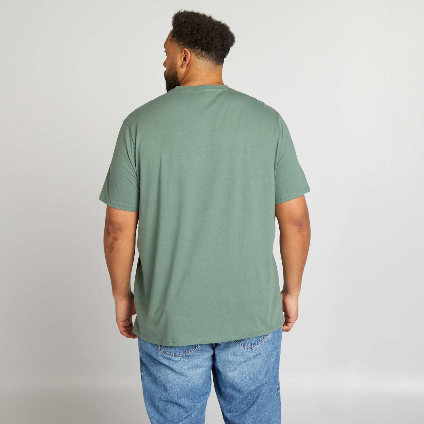 Plain Jersey T-shirt GREEN