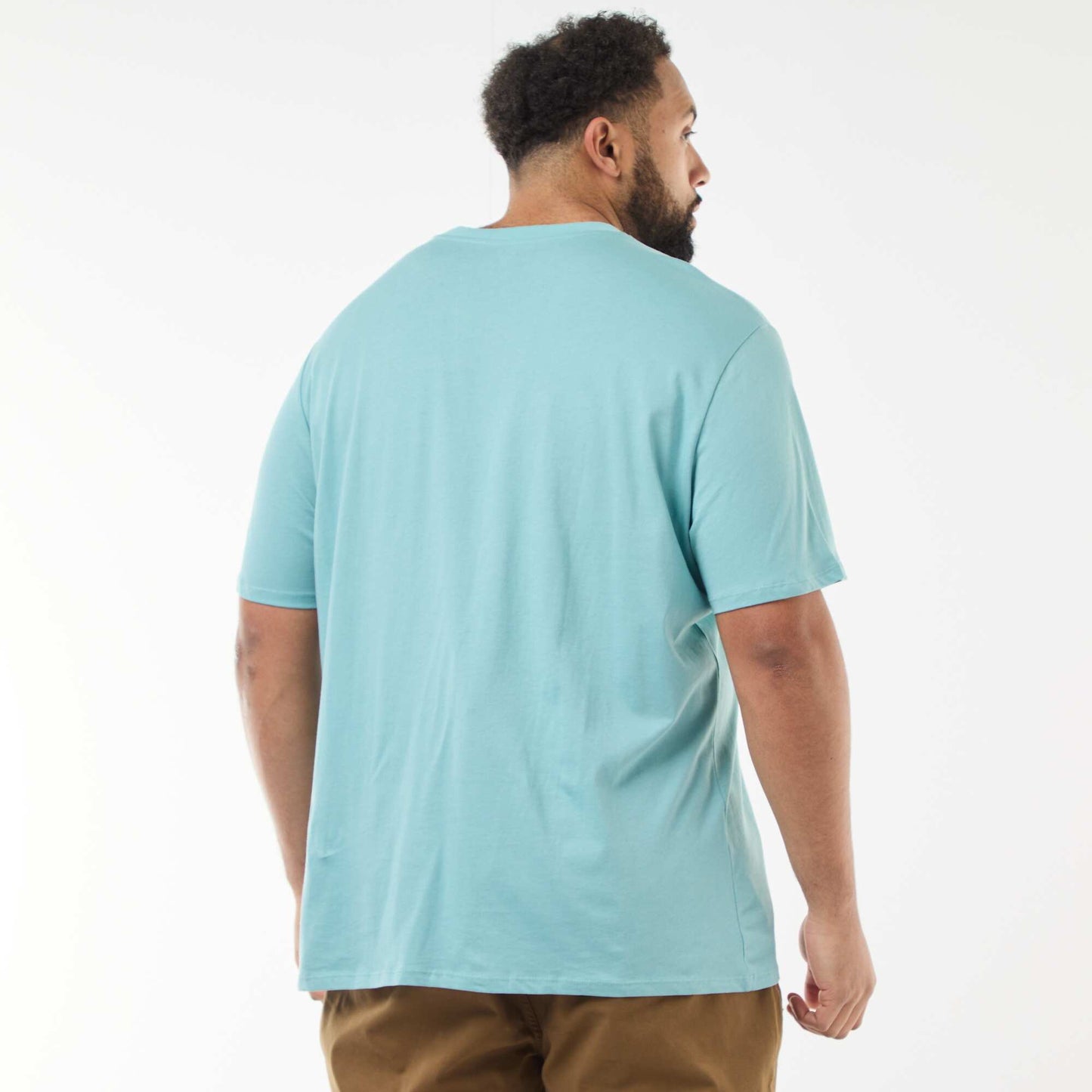 Pure cotton T-shirt BLUE