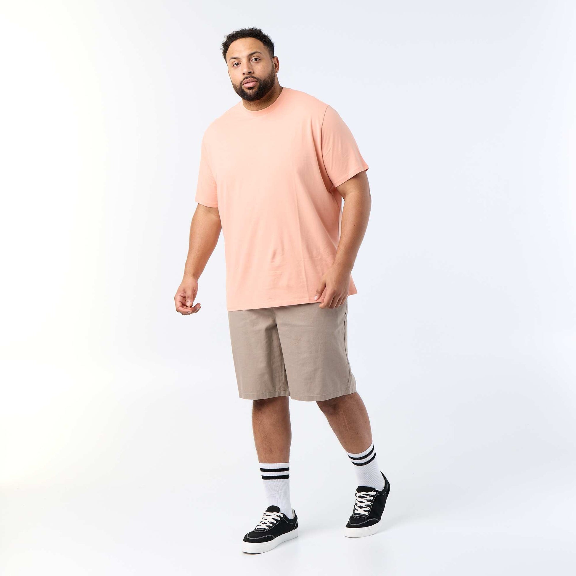 Plain Jersey T-shirt ORANGE