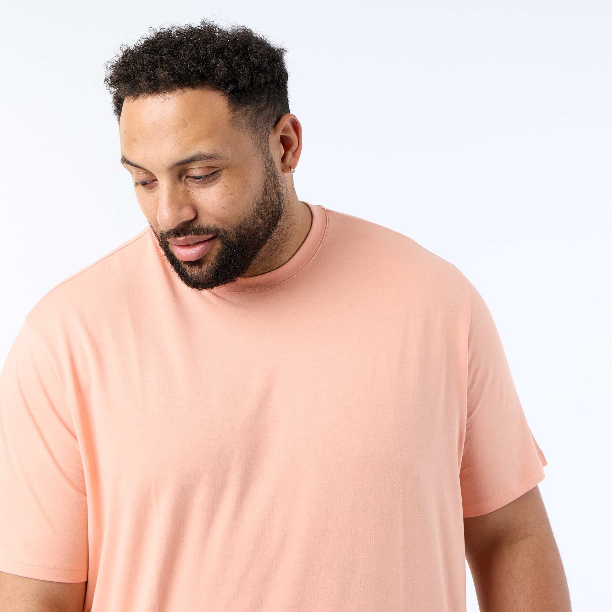 Plain Jersey T-shirt ORANGE