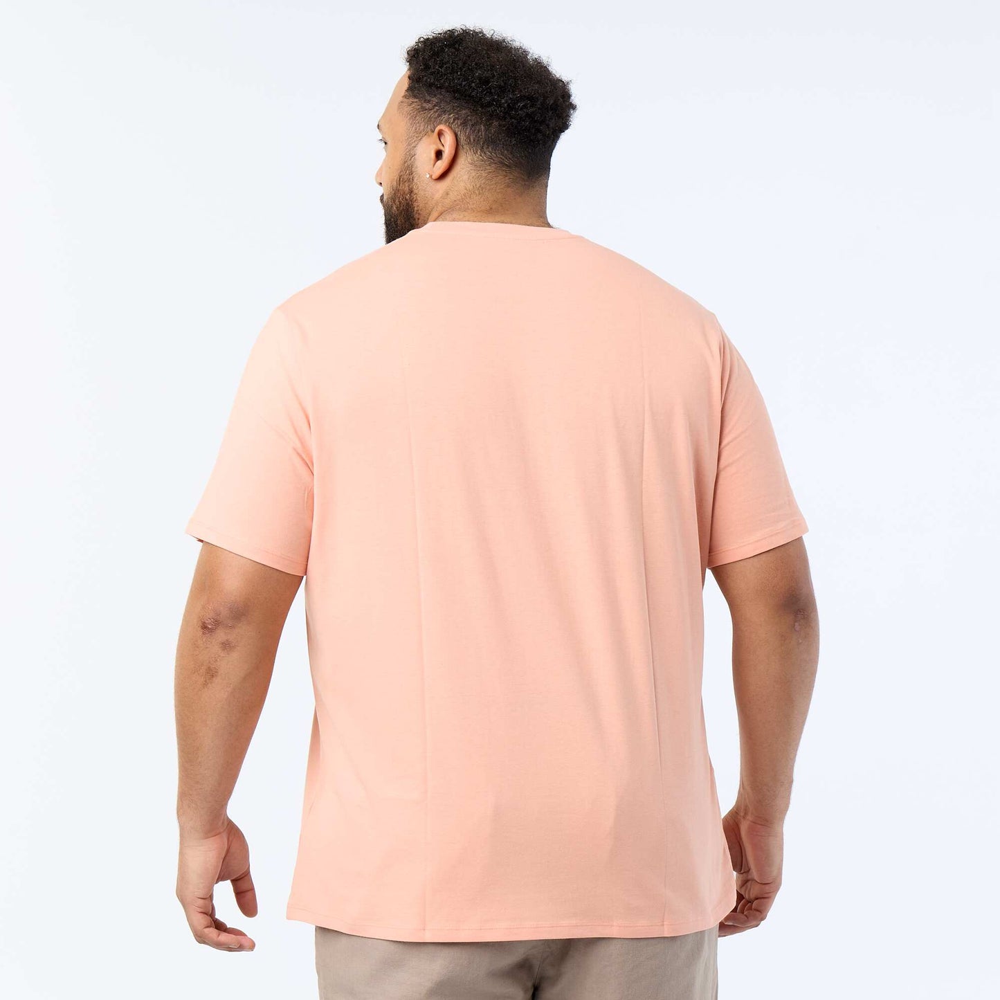 Plain Jersey T-shirt ORANGE