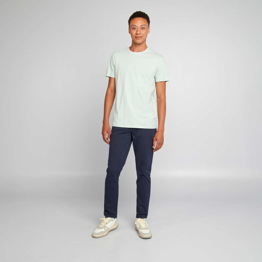 Slim 5-pocket chinos - L32 BLUE