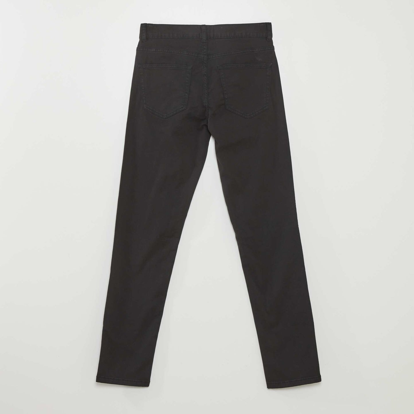 Slim 5-pocket chinos - L32 BLACK