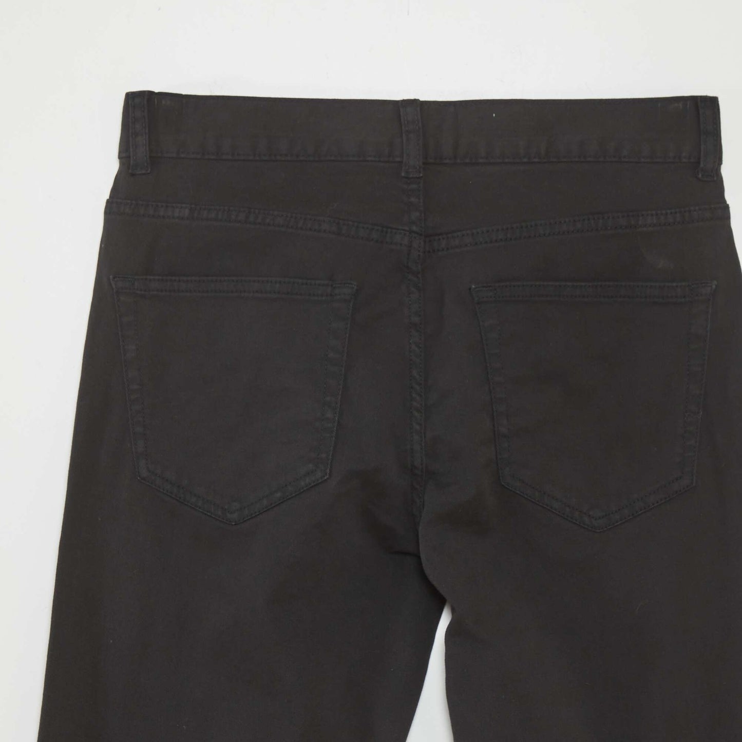 Slim 5-pocket chinos - L32 BLACK