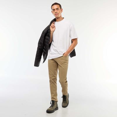 Slim 5-pocket chinos - L32 BEIGE