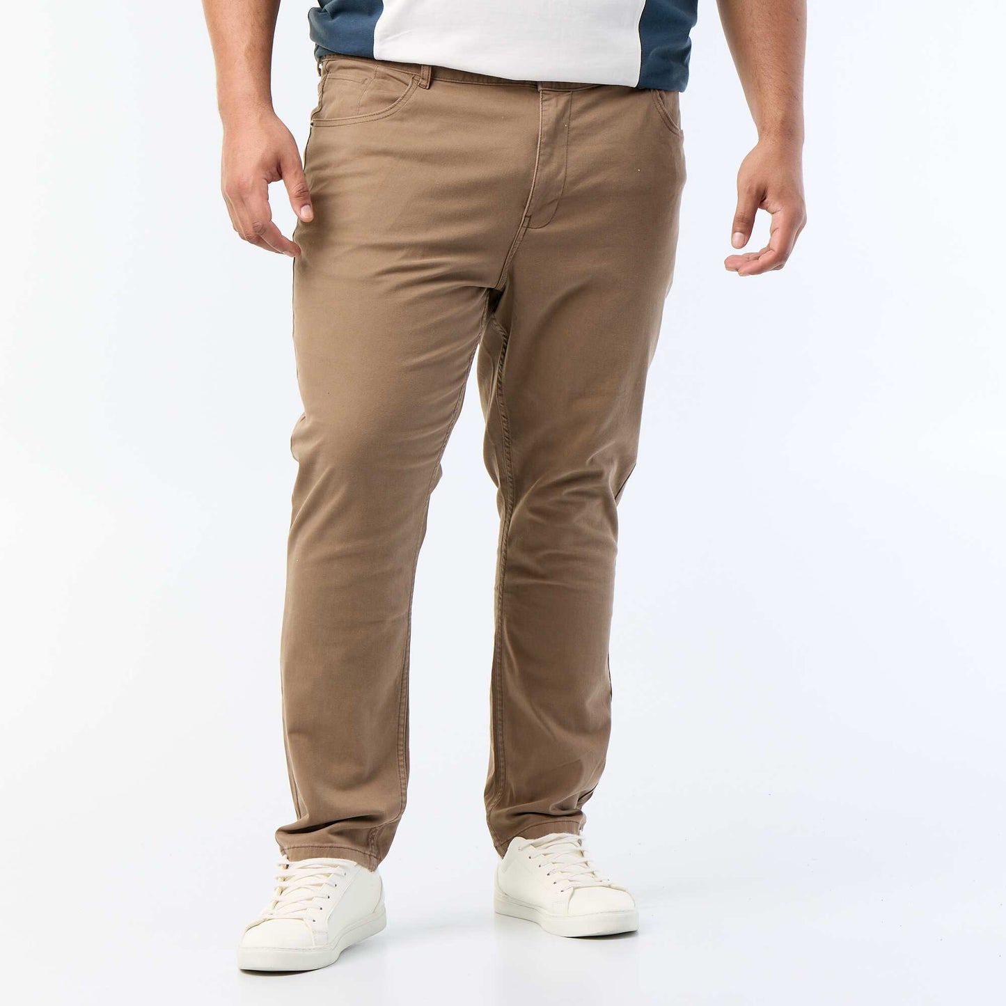 Slim fit trousers - L32 BROWN