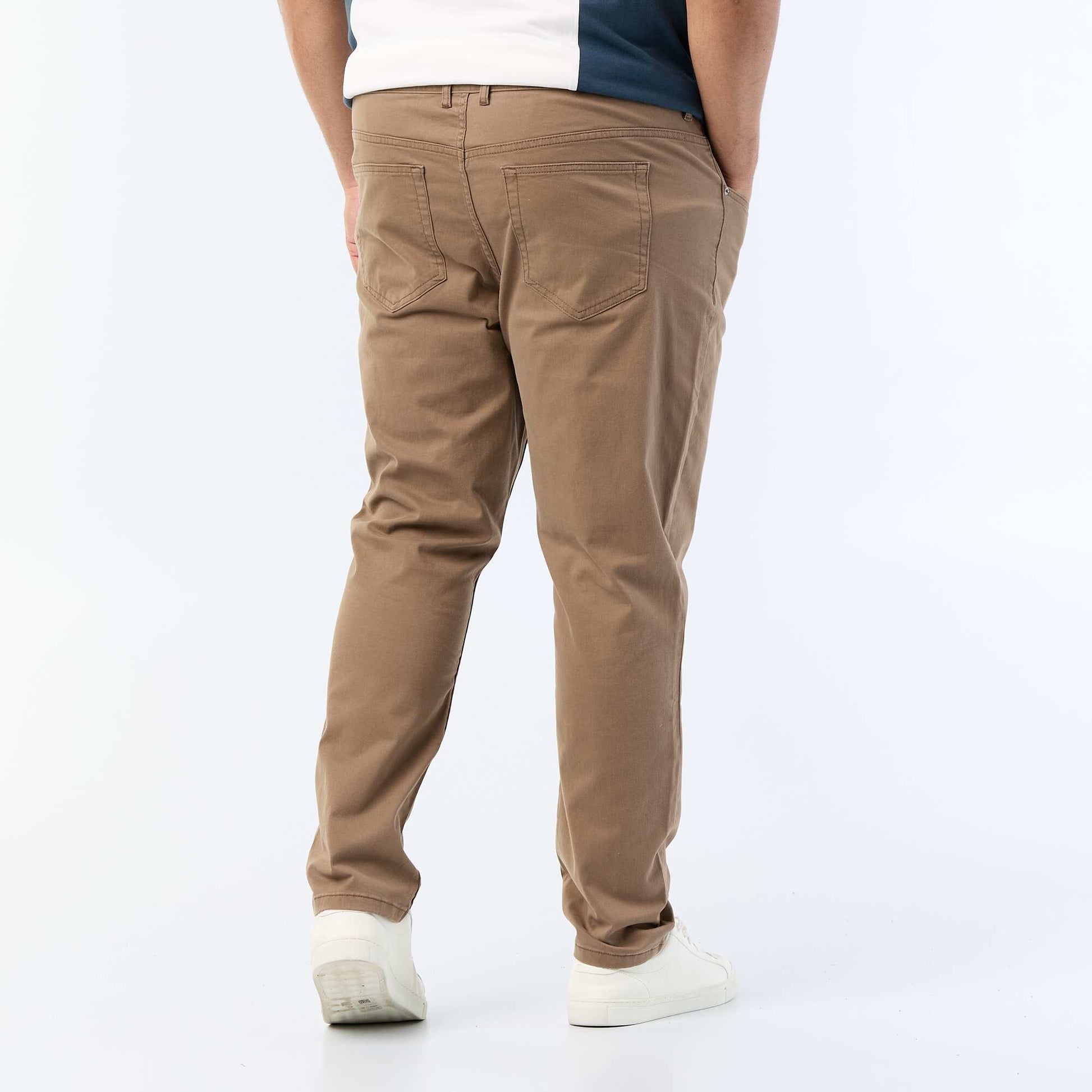 Slim fit trousers - L32 BROWN