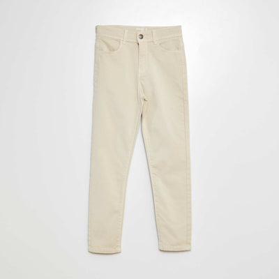 Skinny trousers WHITE