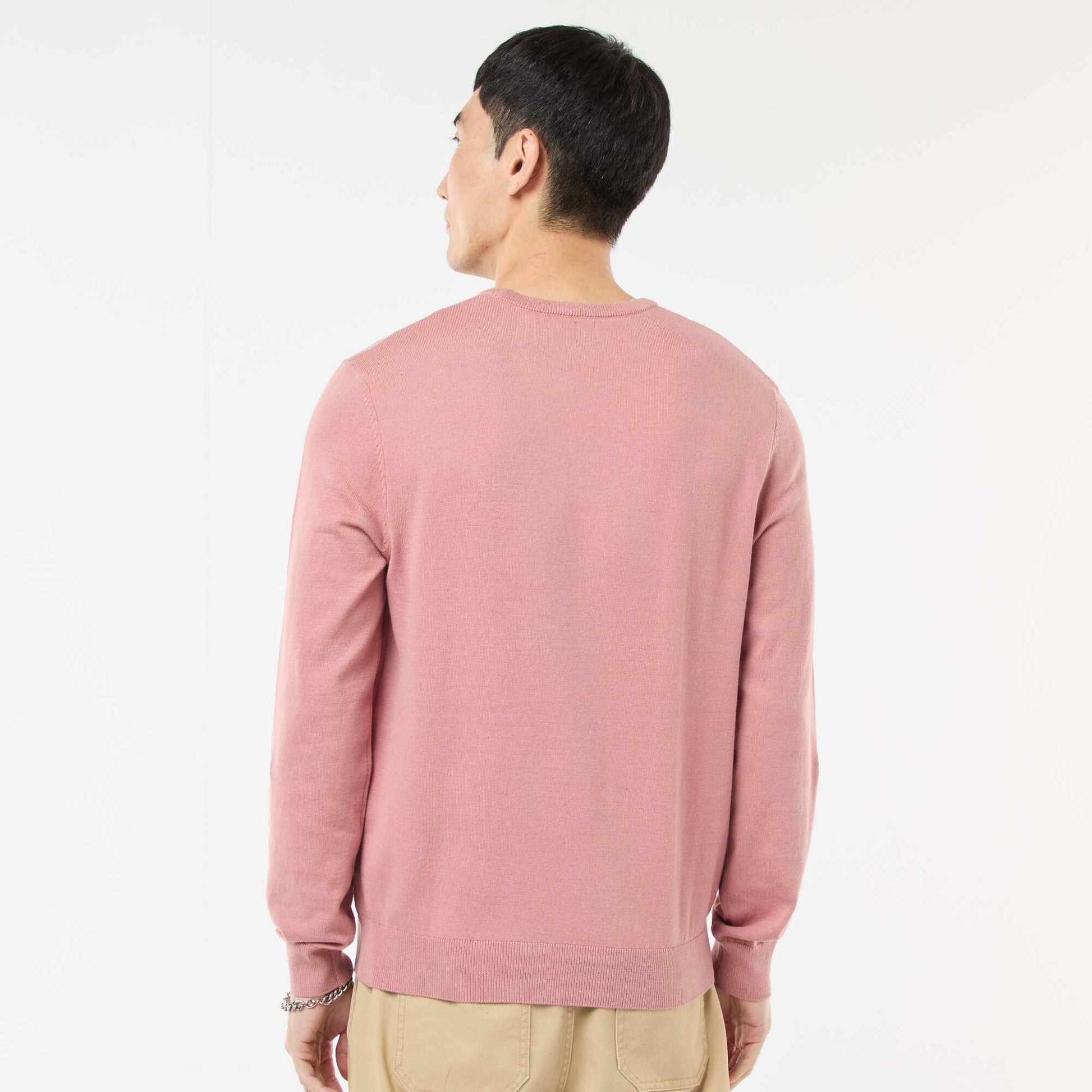 Round neck sweater PINK