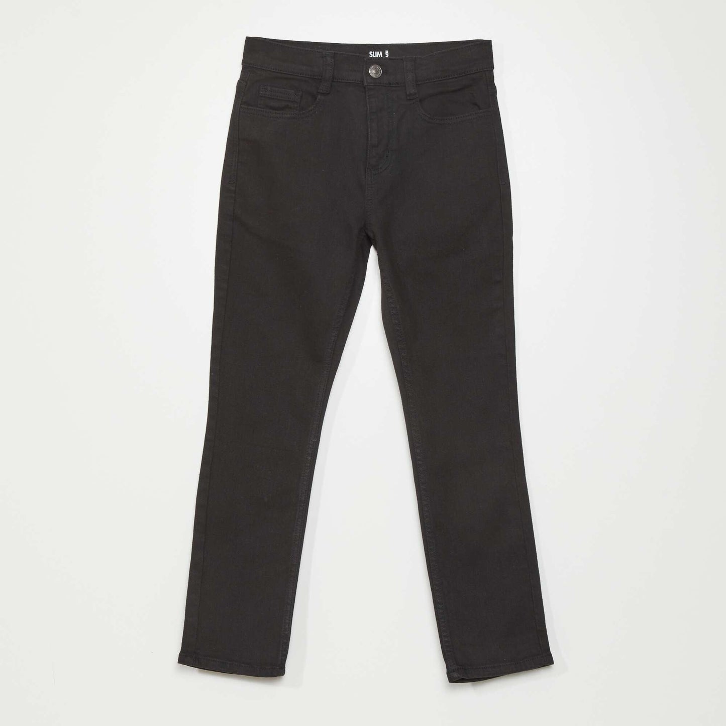 Slim-fit 5-pocket jeans Black