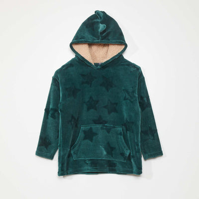 Fleece hoodie AO_STARS