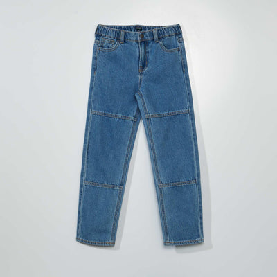 5-pocket straight-leg jeans Blue