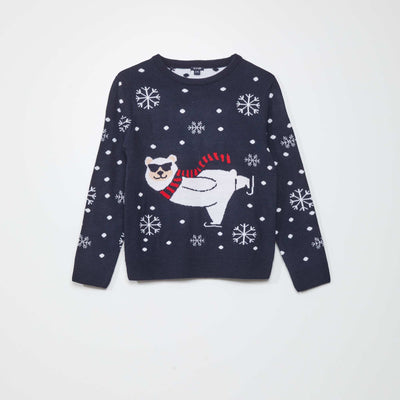 Bear Christmas jumper NAVY_BEAR