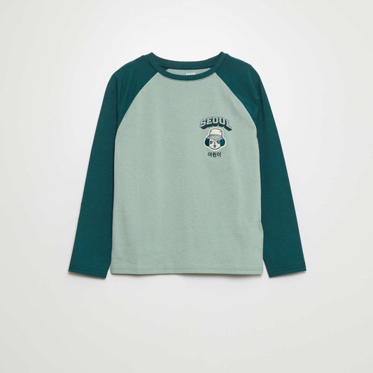 Seoul long-sleeved T-shirt GREEN