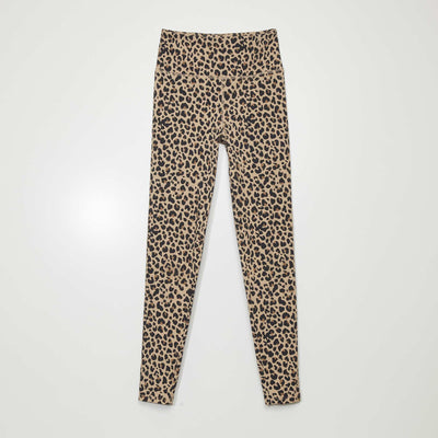 Leopard print leggings BROWN