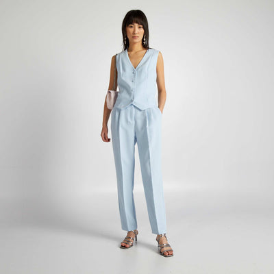 Cigarette suit trousers BLUE