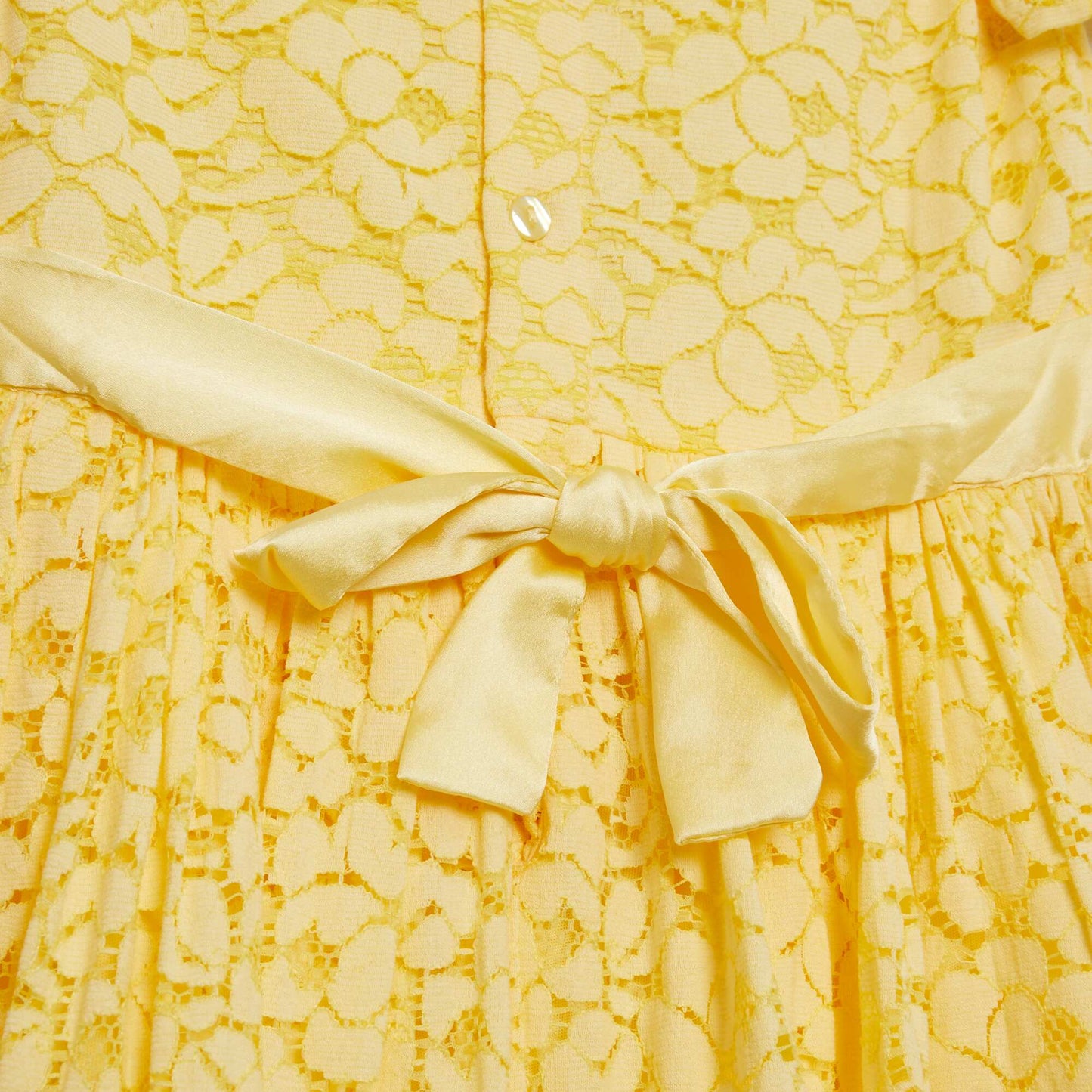 Lace party dress YELLOW