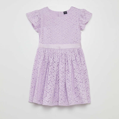 Lace party dress PURPLE