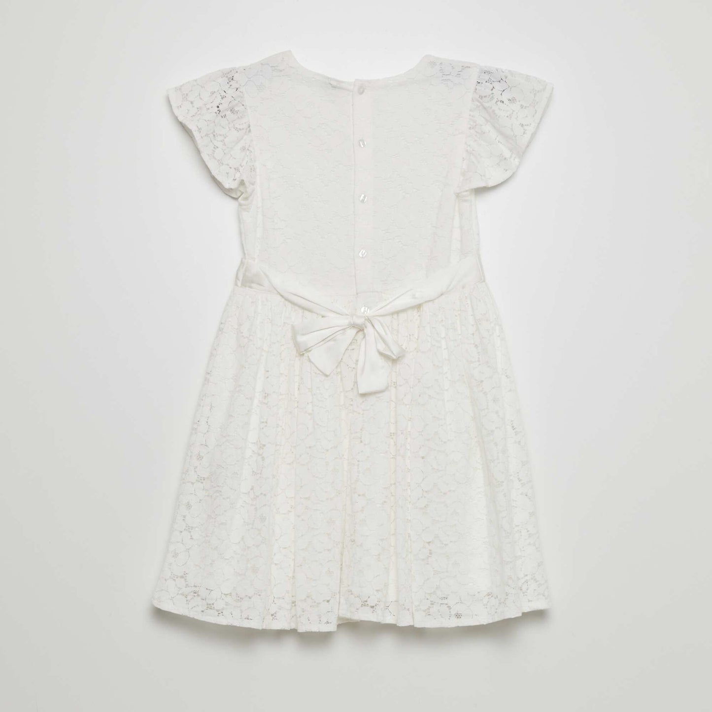 Lace party dress WHITE