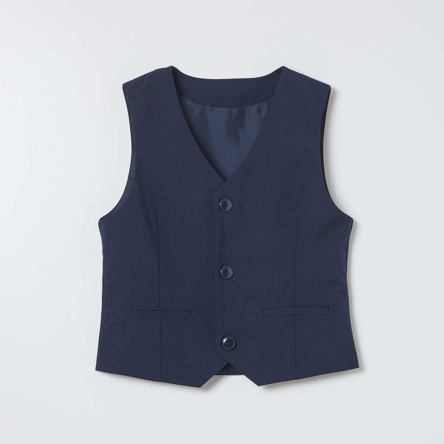 Slim-fit formal waistcoat BLACK