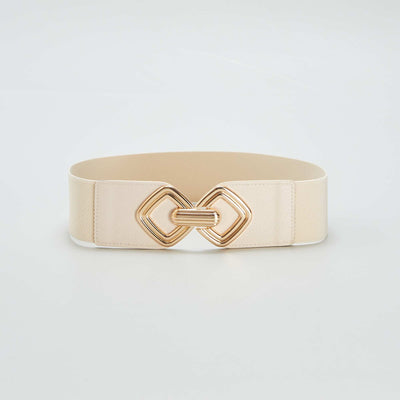 Elasticated belt WHITE