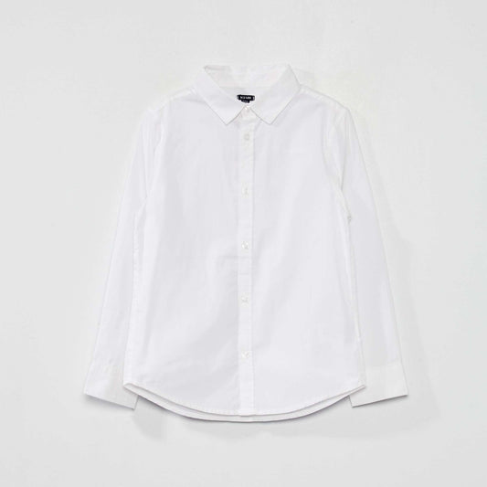 Poplin shirt White